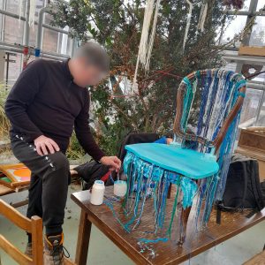 Artempoh artchaisal chosal art avec des chaises 19